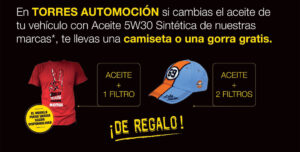 gratis gorra o camiseta