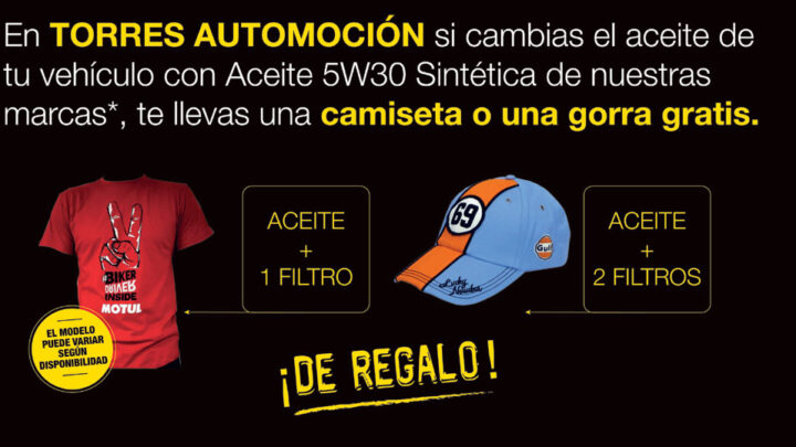 gratis gorra o camiseta